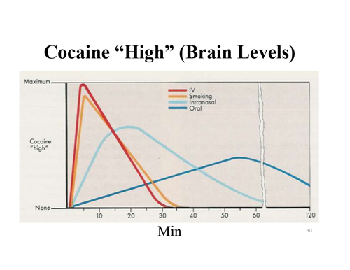 A type of stimulant, derived from the coca plant, producing temporarily increased alertness and euphoria