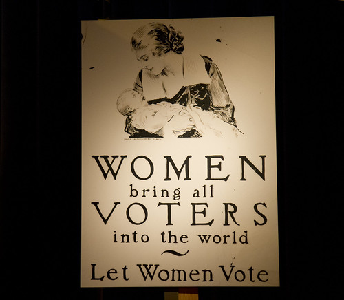 Amendment to the U.S. Constitution (1920) extended the right to vote to women in federal or state elections.