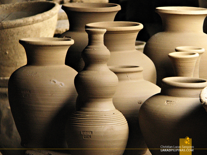 <ul><li><p>Region 1 (Ilocos Sur)</p></li><li><p>The tradition of making jars from clay kneaded by carabaos before being worked on by the potter originally used for aging vinegar, wine, and bagoong</p></li></ul>