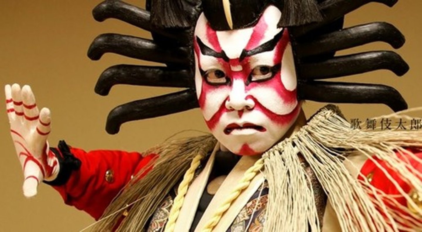 <p>Performed on large stages, luxurious costumes, elaborate make-up</p>