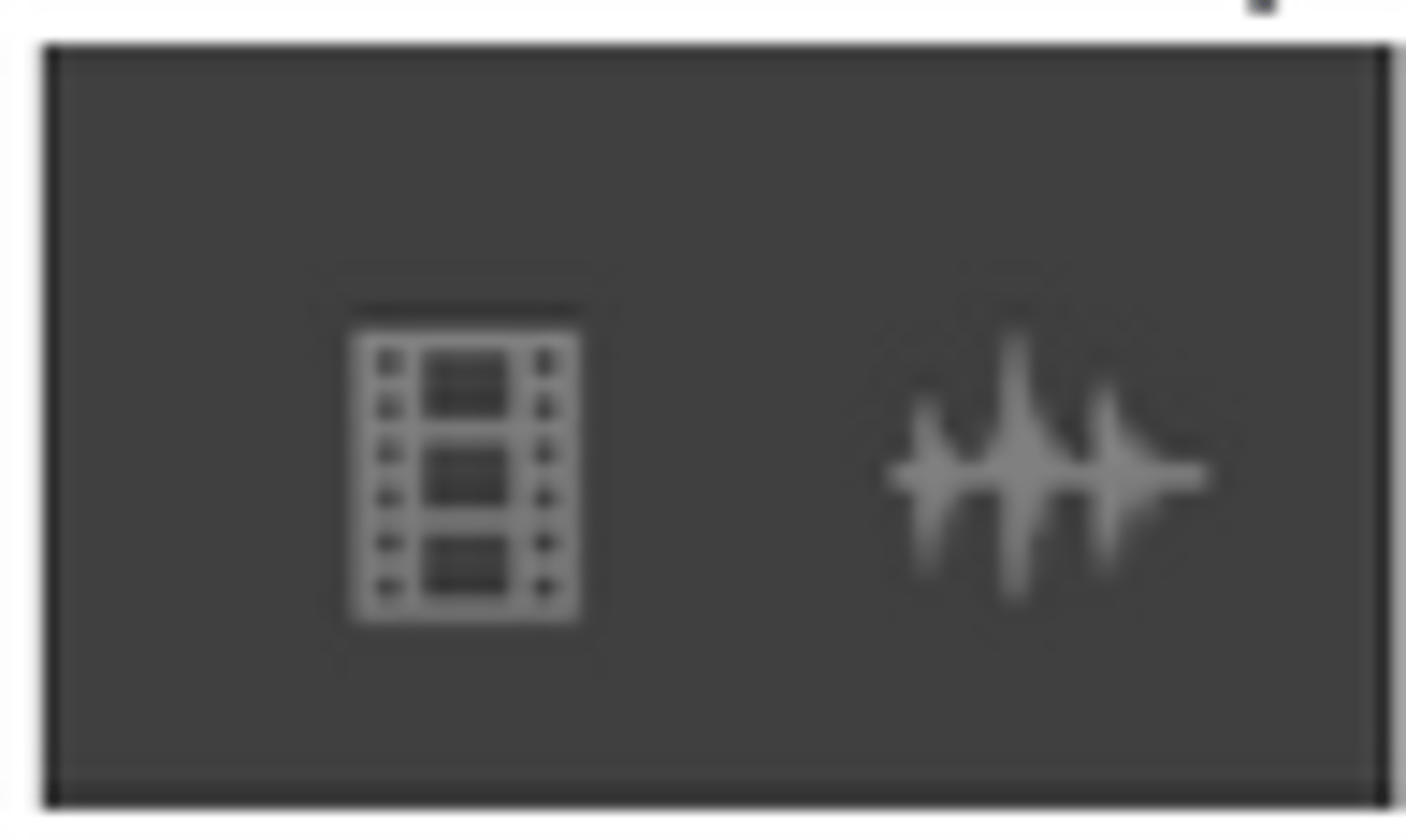 <p>Using the picture below, what happened when you drag the filmstrip icon to the program monitor?</p>