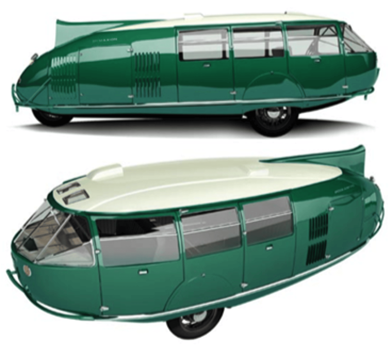 <p>Dynamaxion = dynamic maximum tension</p><p>Fit 11 people, three wheels</p>
