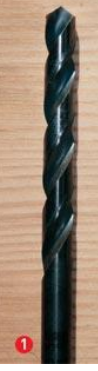 <ul><li><p>Twists Bits </p></li><li><p> cone-shaped cutting point </p></li><li><p>spiral shaft. </p></li><li><p> high-speed steel </p></li><li><p> Used for timber, metal, plastic</p></li></ul><p></p>