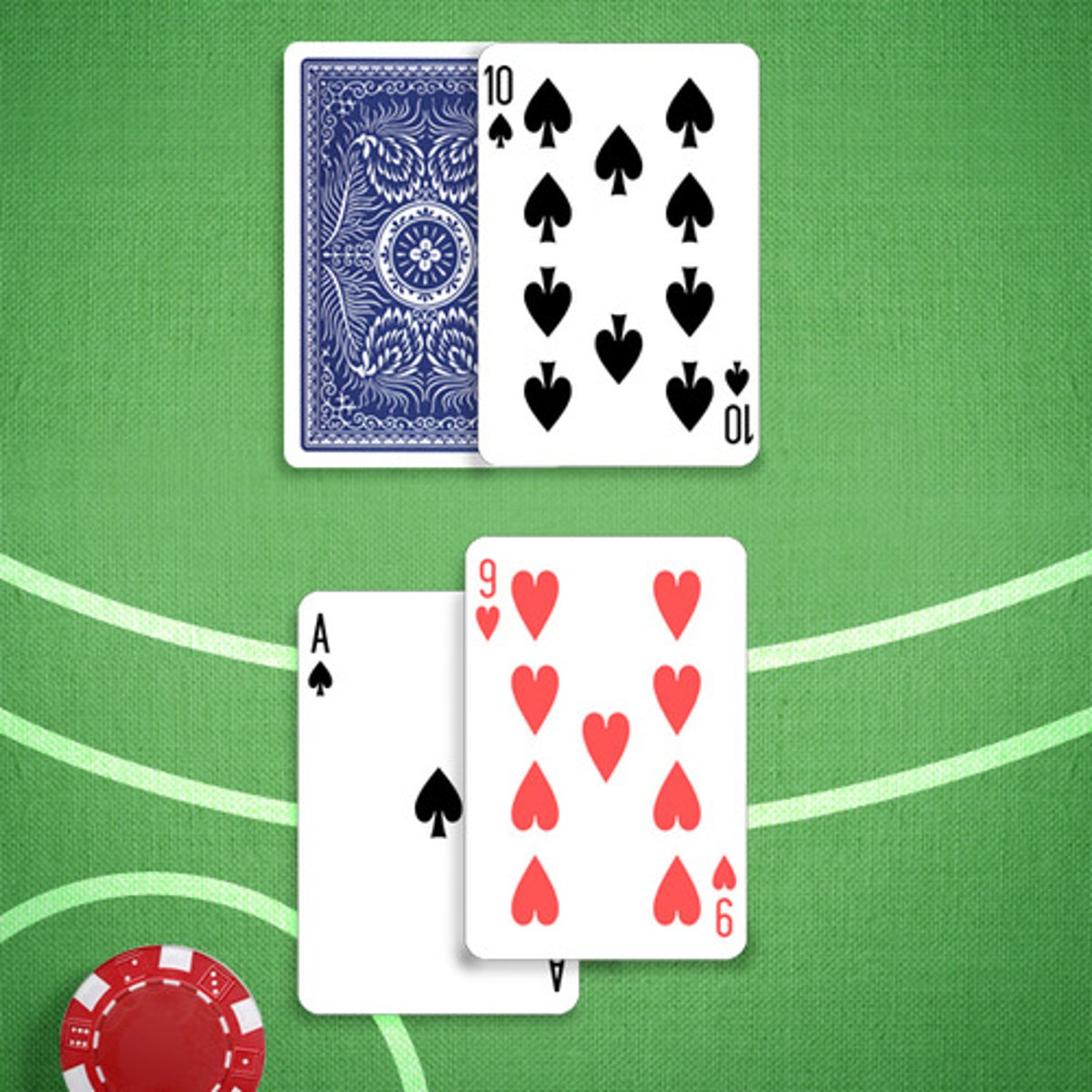 <p>You: 20</p><p>Dealer's Upcard: 10</p>