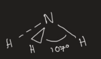 <p>Name the shape and bond angle:</p>