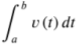 The change in position of an object over time, calculated as the difference between initial and final positions.