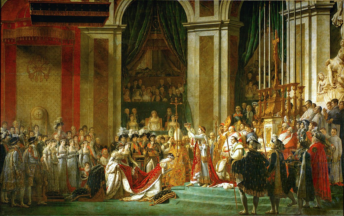 <p>&quot;Coronation of Napoleon&quot; 1805-08</p>