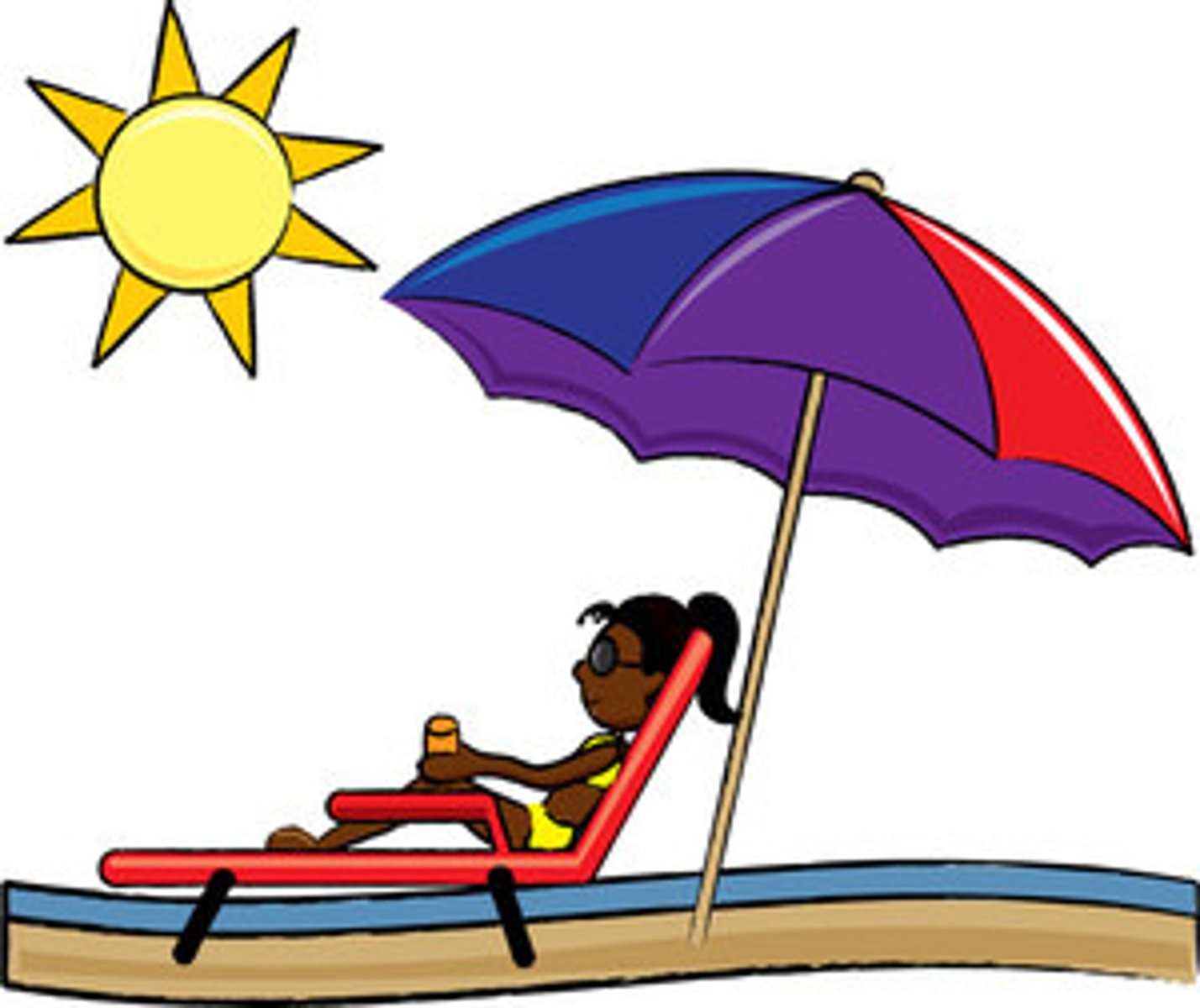 <p>to sun bathe on the beach</p>