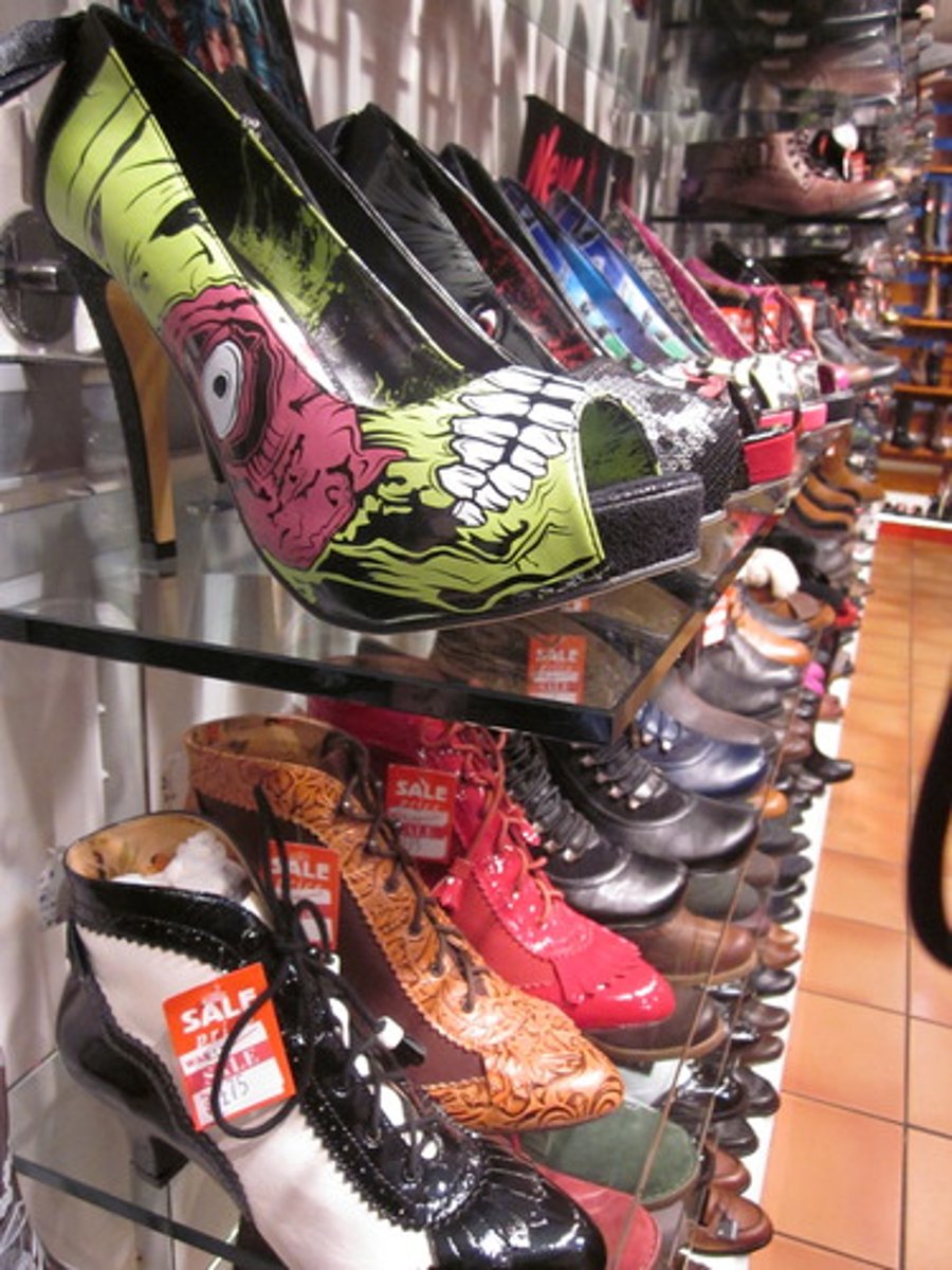 <p>the shoe store</p>