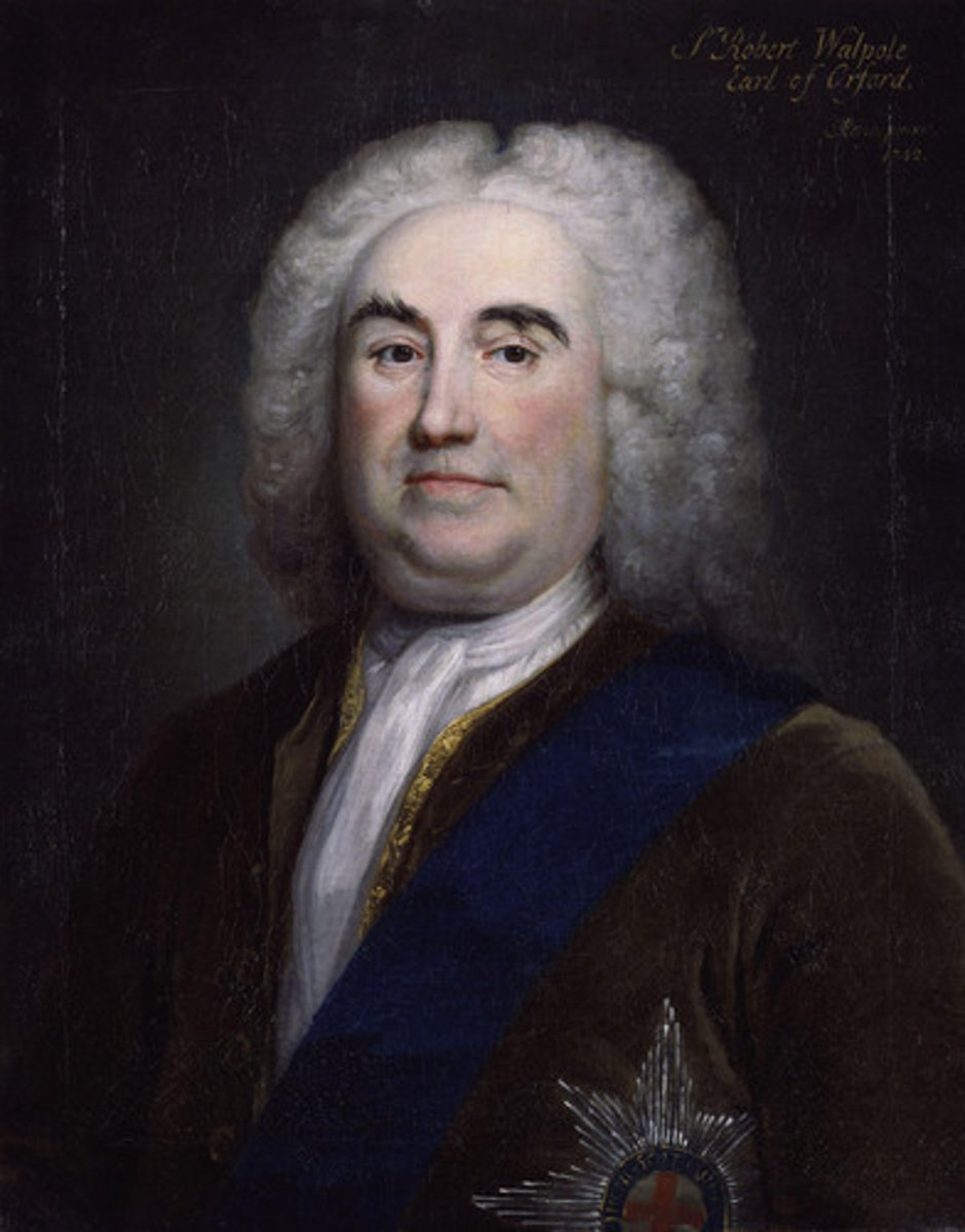 <p>Prime minister of Great Britain in the first half of the 1700s. His position towards the colonies was salutary neglect.</p>