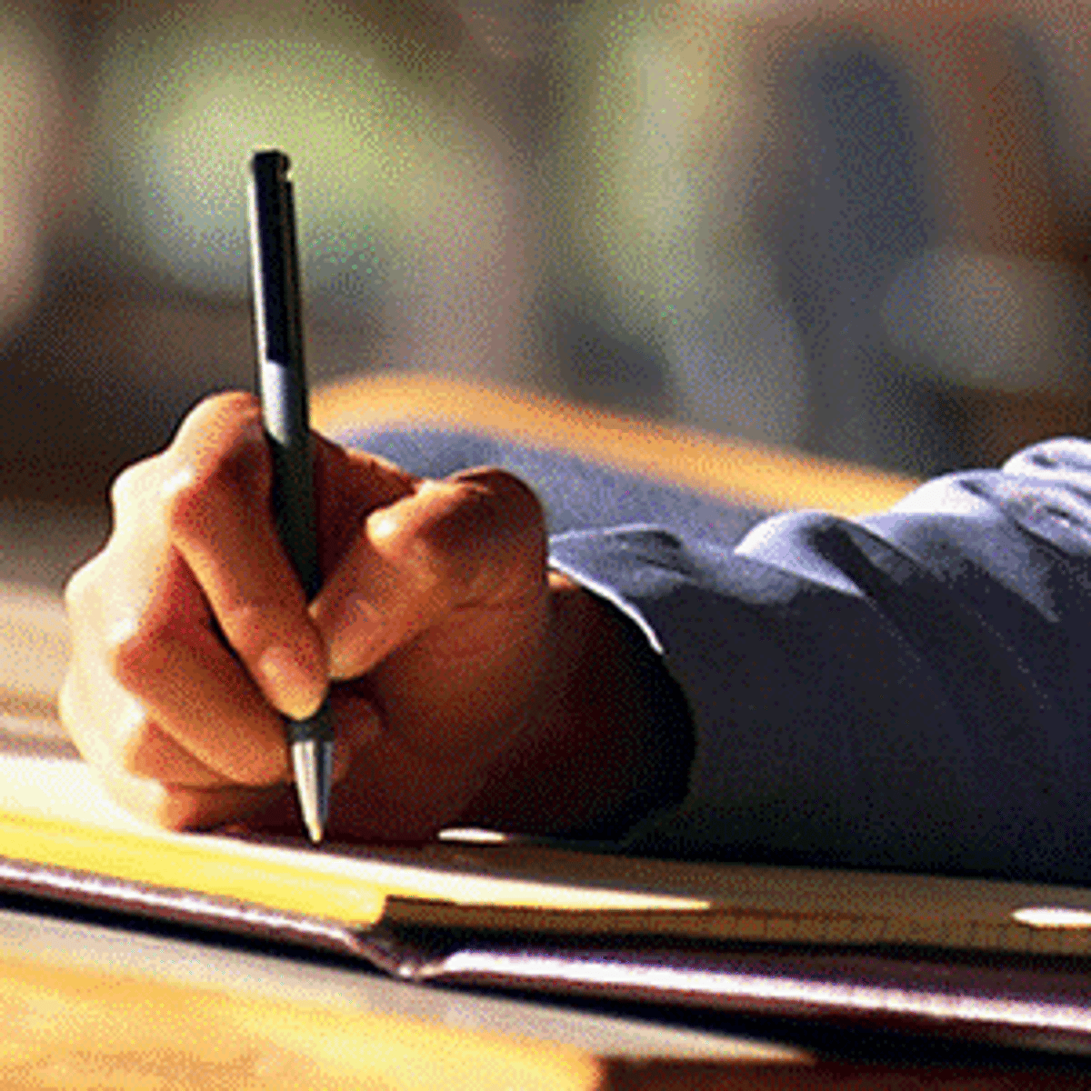 <p>to write</p>