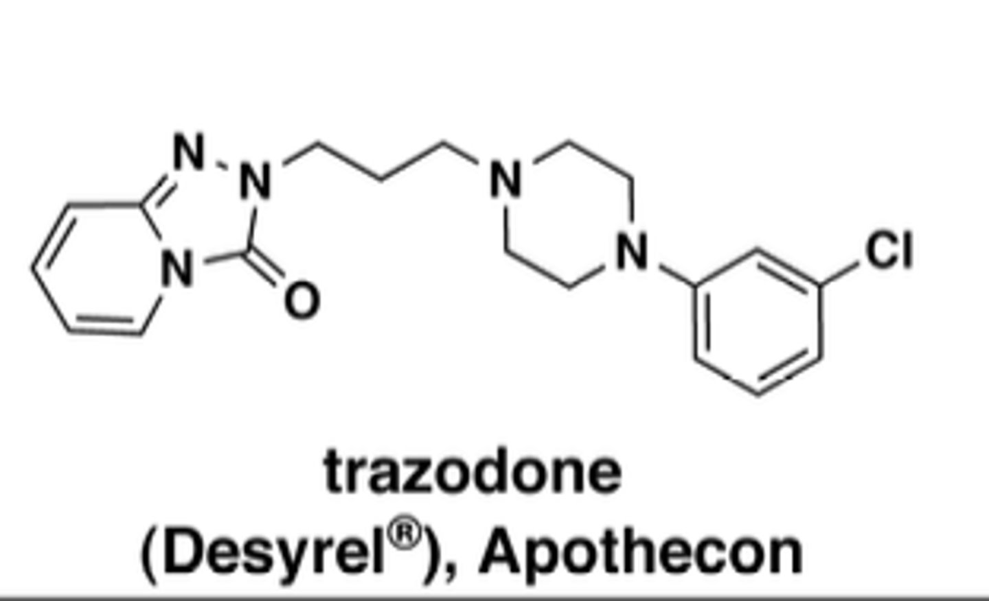 <p>Low = sedating</p><p>High = antidepressant</p>