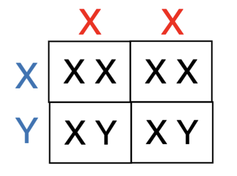 <p><span style="color: blue">Crossing pure-breeding red eye females and</span><span style="color: blue"><br></span><span style="color: blue">white males produced</span><span style="color: blue"><br></span><span style="color: blue">A. All progeny with white eyes</span><span style="color: blue"><br></span><span style="color: blue">B. All progeny with red eyes</span><span style="color: blue"><br></span><span style="color: blue">C. Only the females with white eyes</span><span style="color: blue"><br></span><span style="color: blue">D. Only the males with white eyes</span><span style="color: blue"><br></span><span style="color: blue">E. Half of the females and half of the</span><span style="color: blue"><br></span><span style="color: blue">males with white eyes</span></p>