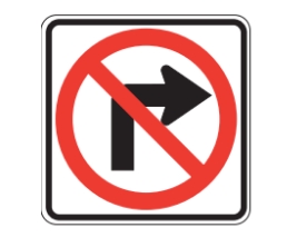 <p>what does this red and white regulatory sign indicate?</p>