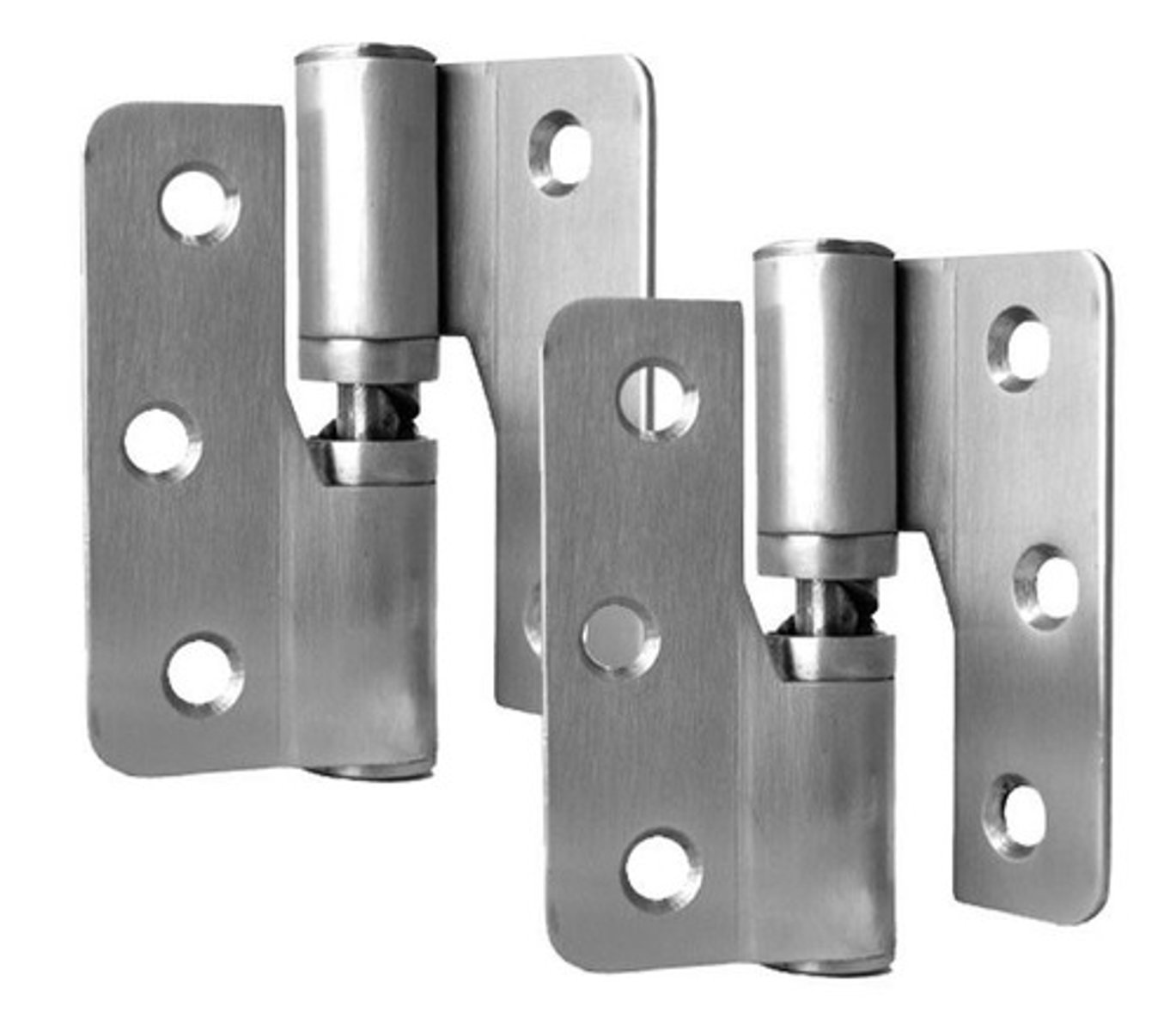 <p>A hinge that closes automatically by means of gravity</p>