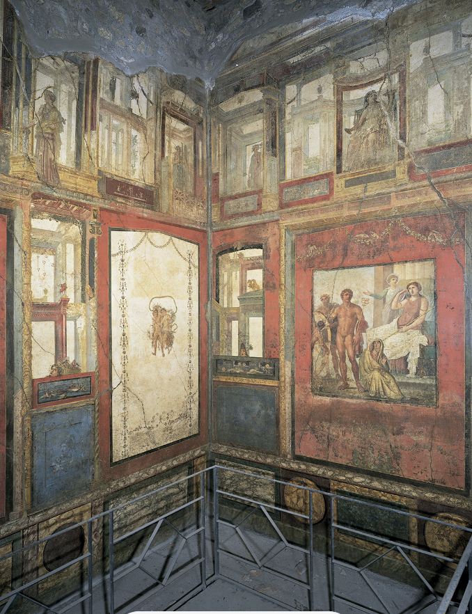 <p>Roman Mural Painting <strong>Fourth Style</strong></p>