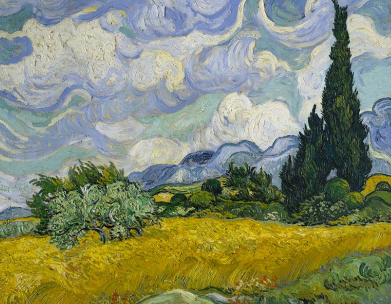 <p> A Wheatfield With Cypresses 1889 </p><p>VINCENT VAN GOGH</p><p>May 1993 </p><p>$ 57 million</p>