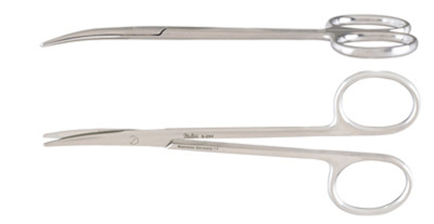 <p>used for cutting delicate tissue such as fat</p>
