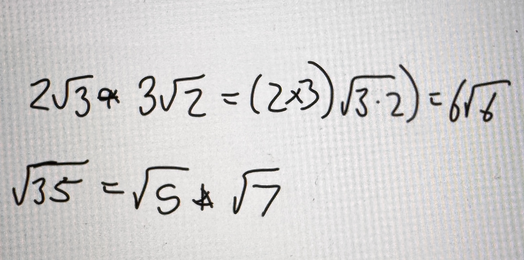 <p>Multiplying Radicals</p>