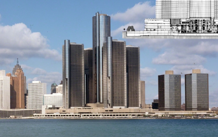<ul><li><p>Detroit, Michigan<span style="color: windowtext">&nbsp;</span></p></li><li><p>John Portman<span style="color: windowtext">&nbsp;</span></p></li><li><p>1973<span style="color: windowtext">&nbsp;</span></p></li></ul><p></p>