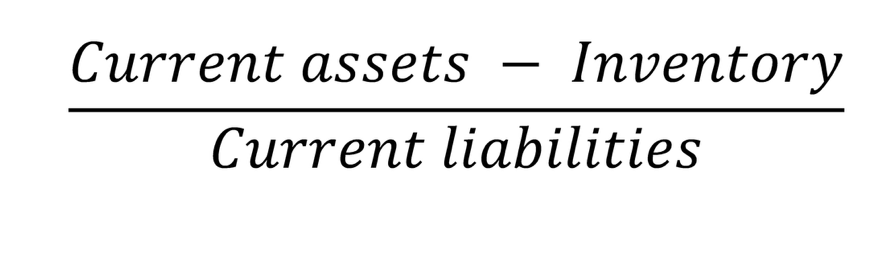 <p>measures current assets that can be converted to cash</p>
