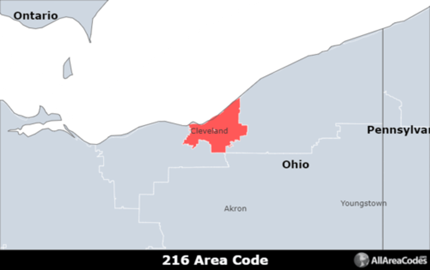 <p>Area code 216 is the area code for Cleveland, OH and the surrounding areas. It is the only area code that serves the area.</p>