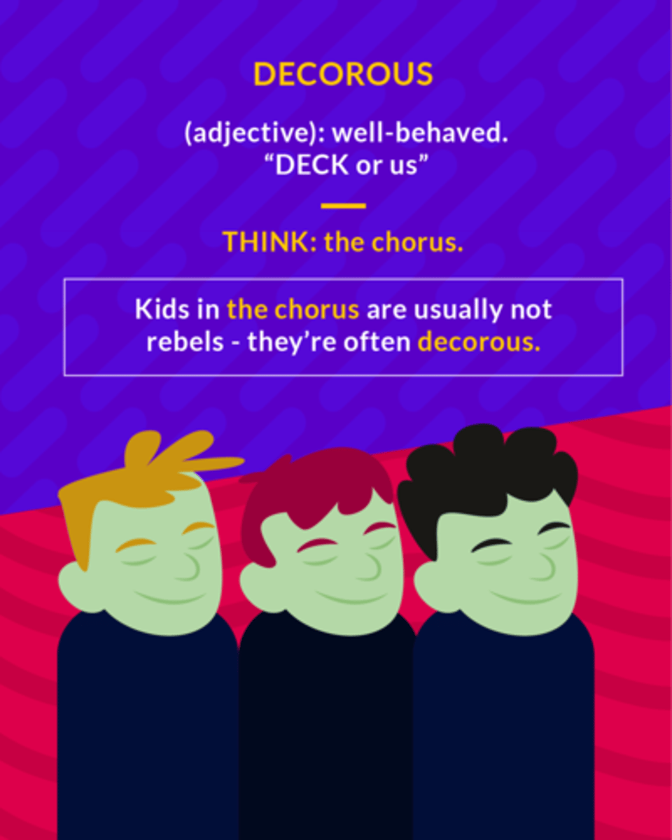 <p>proper; in good taste</p>