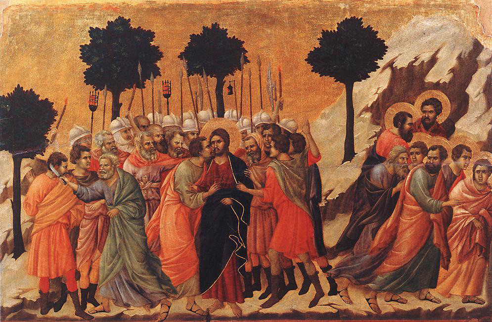 <p>Back of <strong>Maestà’s</strong> Altarpiece in Siena Cathedral </p>