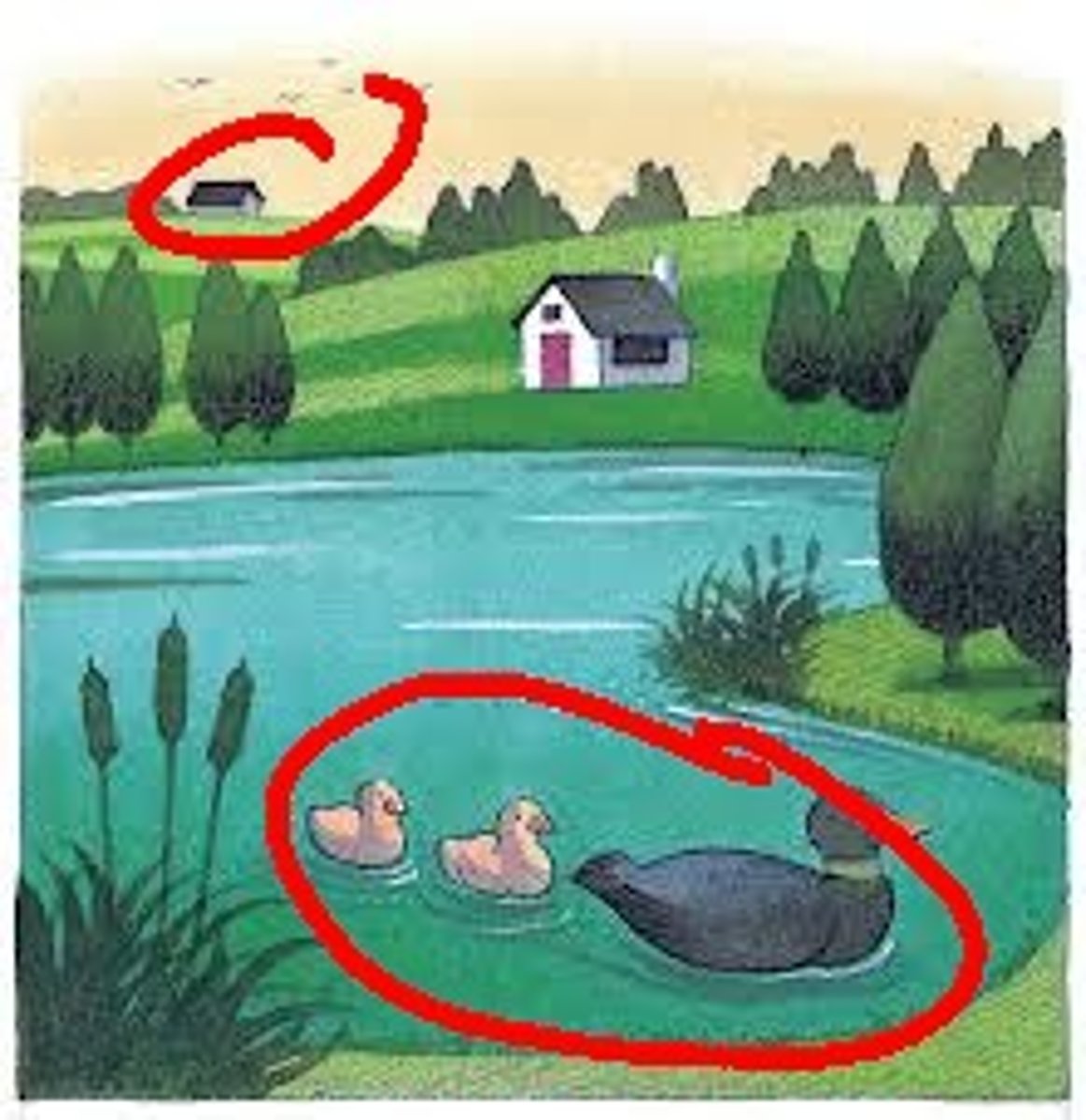 <p>Perceiving objects higher in our field of vision as farther away</p>