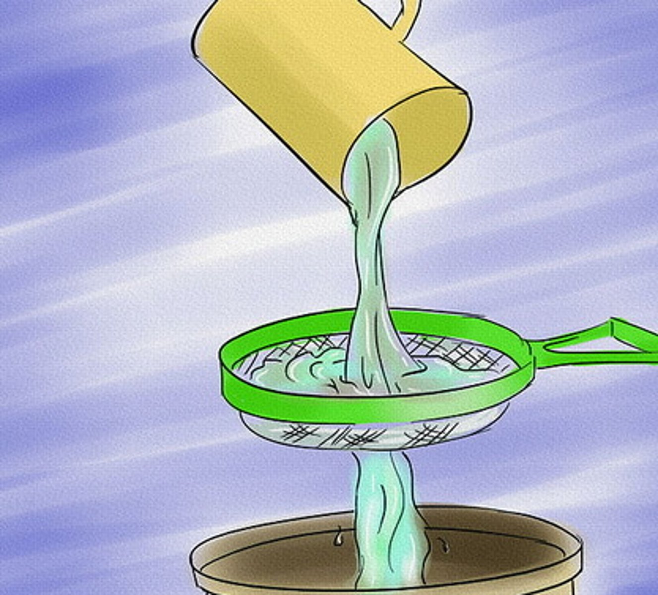 <p>lọc, thanh lọc, làm cho sạch</p>