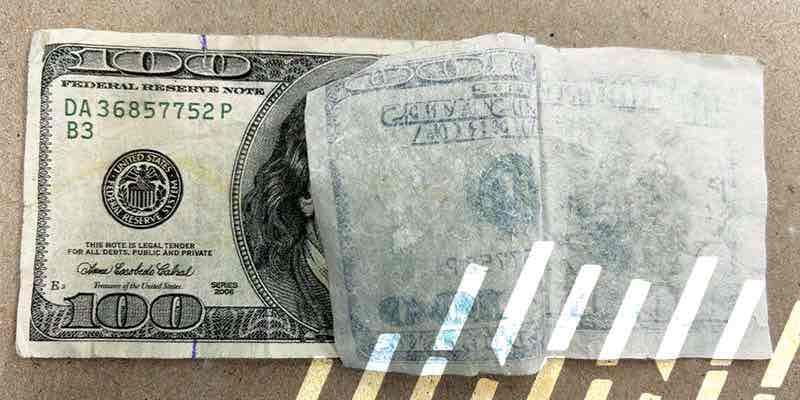 <p>Counterfeit money </p>