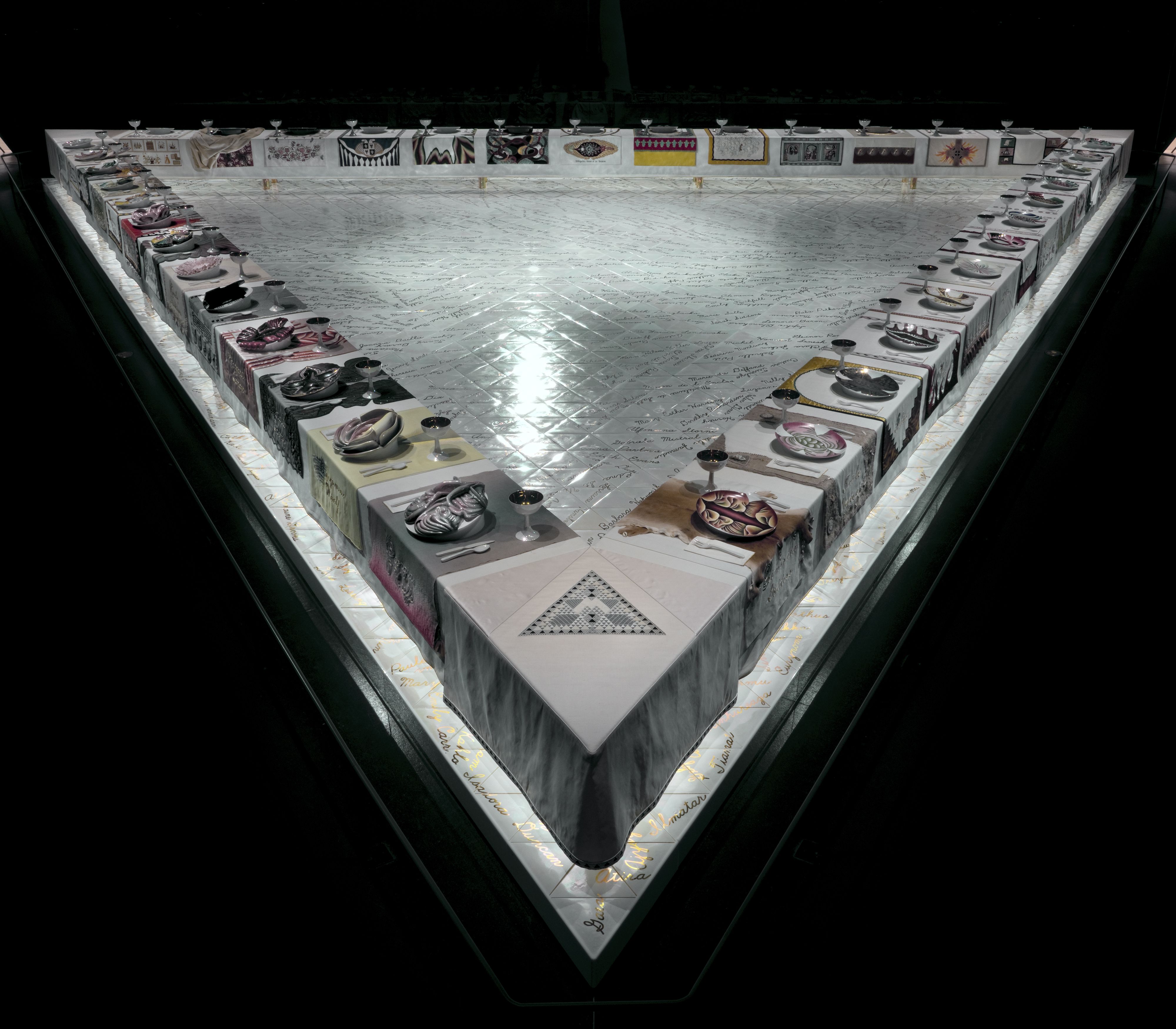 <p>Judy Chicago - The Dinner Party</p>