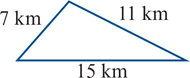 <p>use heron’s rule to find the area of the triangle</p>