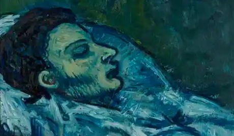 **Casagemas in his coffin** by Carlos Casagemas