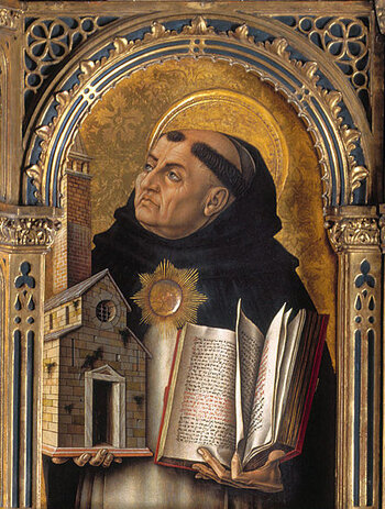 <p>Who was St. Thomas Aquinas?</p><p>Lifespan</p><p>Influence</p><p>Name of book of writings</p>