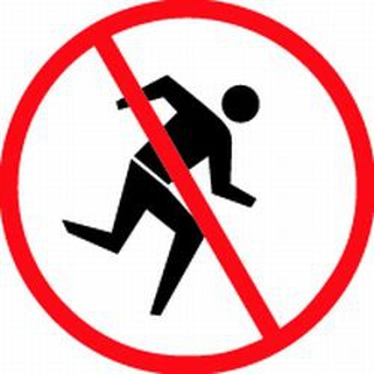 <p>Don't run</p>