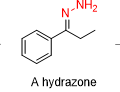 <p>halfway through the reaction of a wolf kishner reaction </p>