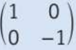 <p>what does this matrix represent &amp; what are its invariant points/ is there an invariant line?</p>