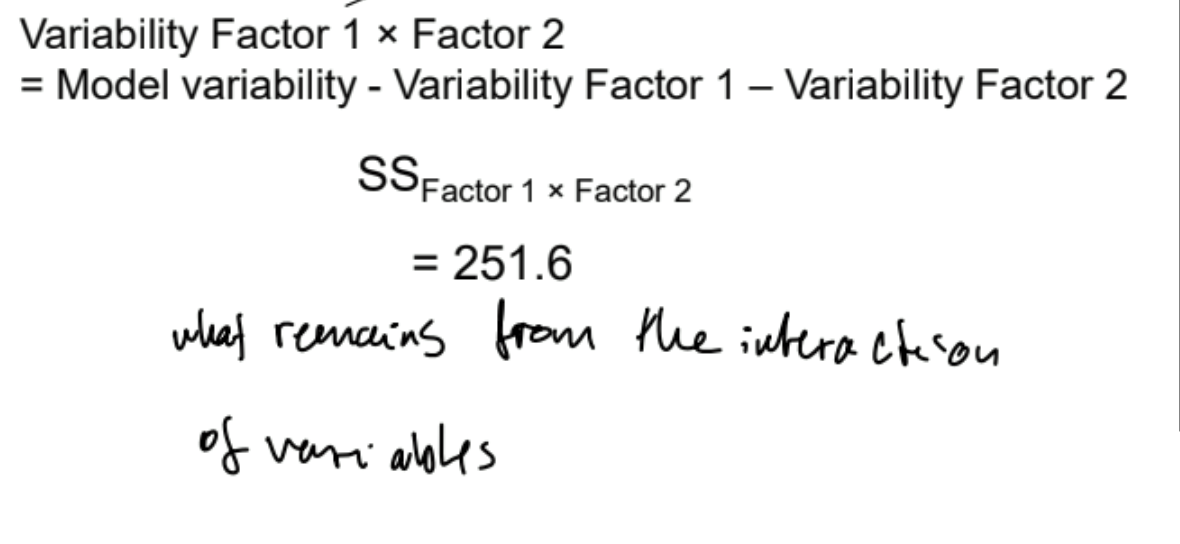 <ul><li><p>IVs that account for differences in the DV</p></li><li><p>sources of variation in the data</p></li></ul><p></p>