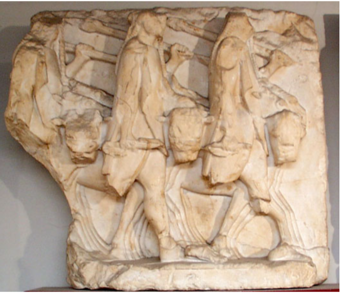 <p>Where is this Metope located?</p>