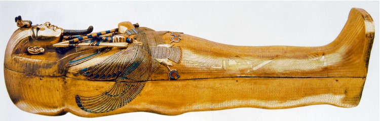 <p>Tutankhamun’s tomb, innermost coffin (date/location)</p>