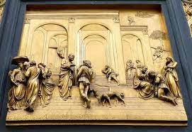 <p>JACOB AND ESAU, PANEL OF THE “GATES OF PARADISE” (EAST BAPTISTERY DOORS)</p>
<p>%%<strong>(FIFTEENTH-CENTURY ITALY)</strong>%%</p>
<p>==<strong>(EARLY RENNAISSANCE IN FLORENCE)</strong>==</p>