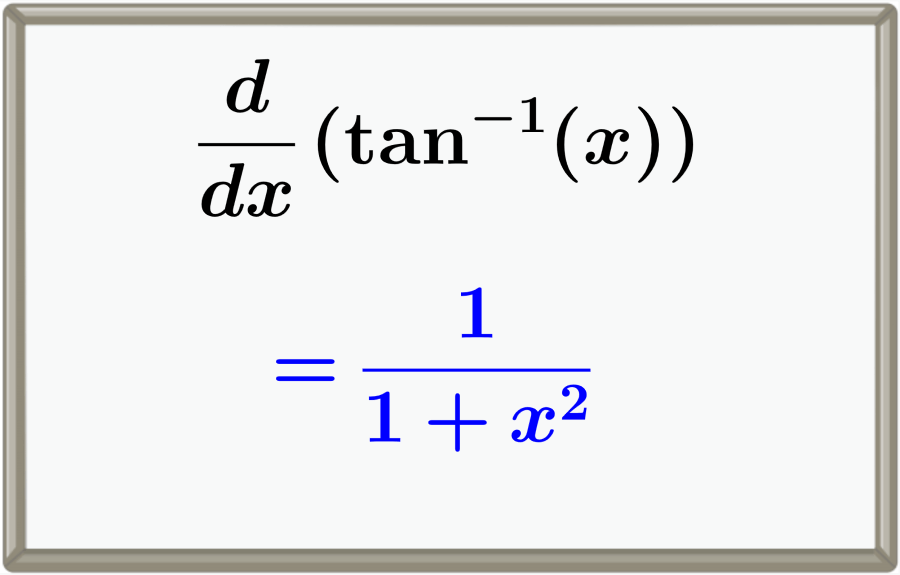 <p>dy/dx tan<sup>-1</sup>(x) = </p>