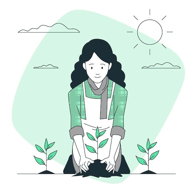 <p>To take care of plants and the area around your house.</p>