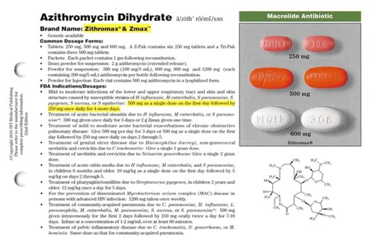 <p>Zithromax</p><p>(Antibiotic)</p>