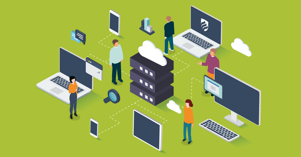 <p>a <u>group of computing devices and programs</u> working together for a common purpose</p>