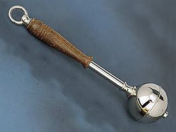 <p>EN: <span>A brush or small perforated container with a handle that is used for sprinkling holy water in a liturgical service</span></p><p></p><p><span>IT: Aspersorio</span></p>