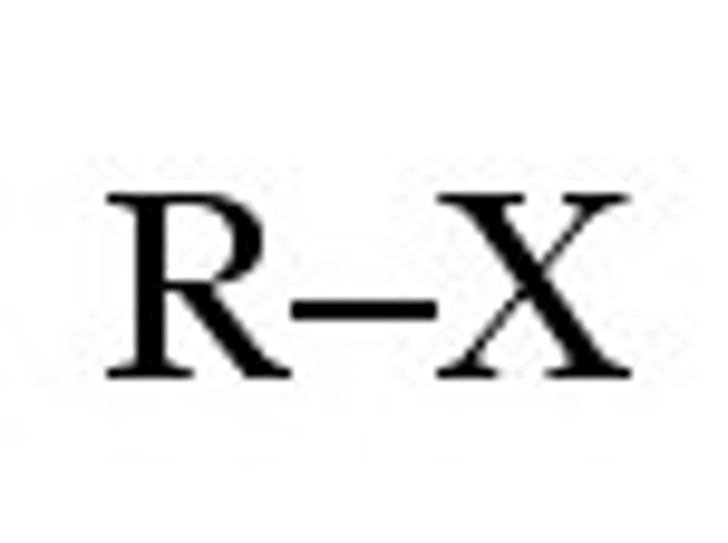 <p>functional group: -X</p><p>(halo group)</p>