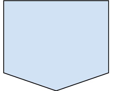 <p><span>We use this connector when the flowchart of a subsystem does not fit on one page. Use an off-page connector at the end of the page and another on the following page</span></p>