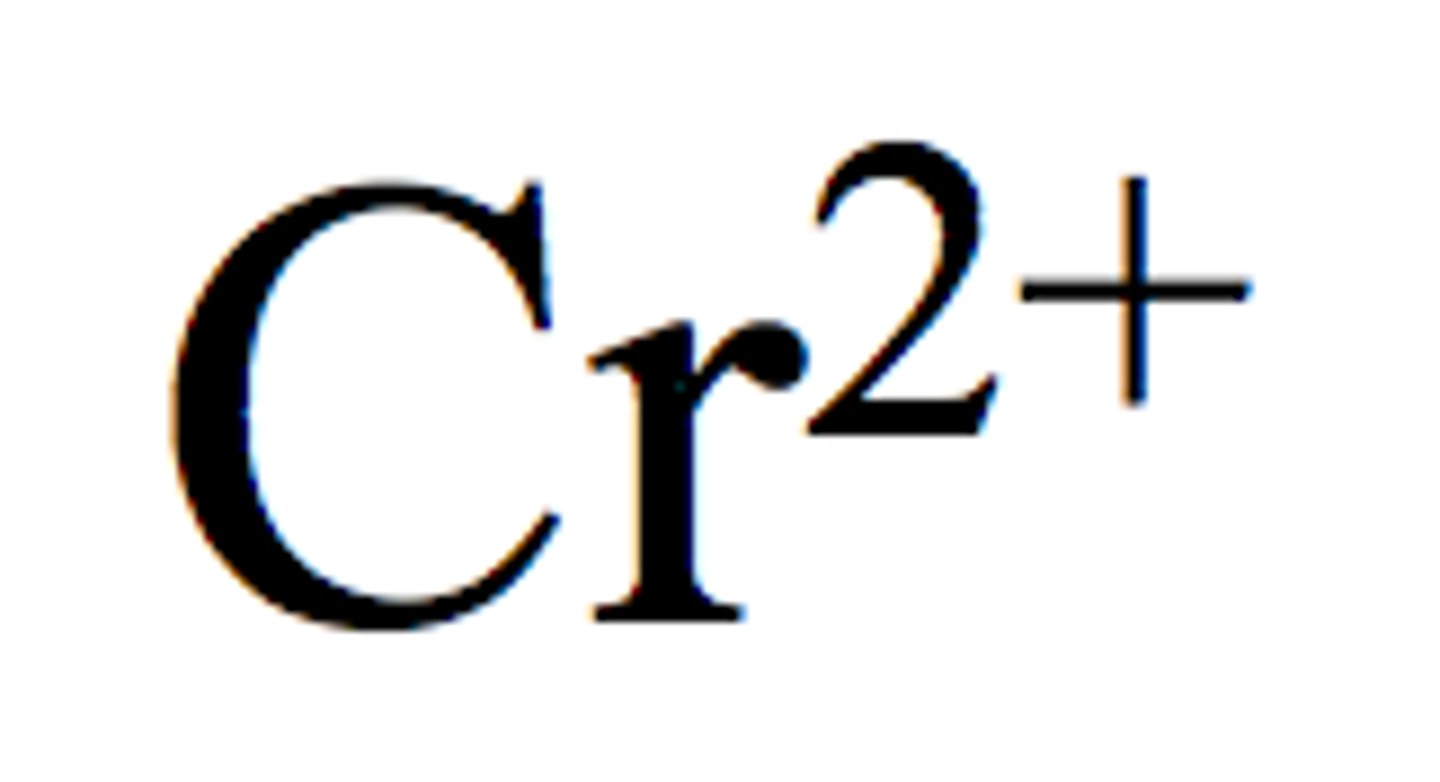 <p>Cr 2+</p>